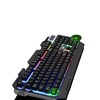 Reydai RK300 mechanical keyboard feel game keyboard USB luminous keyboard steel plate aggravation key