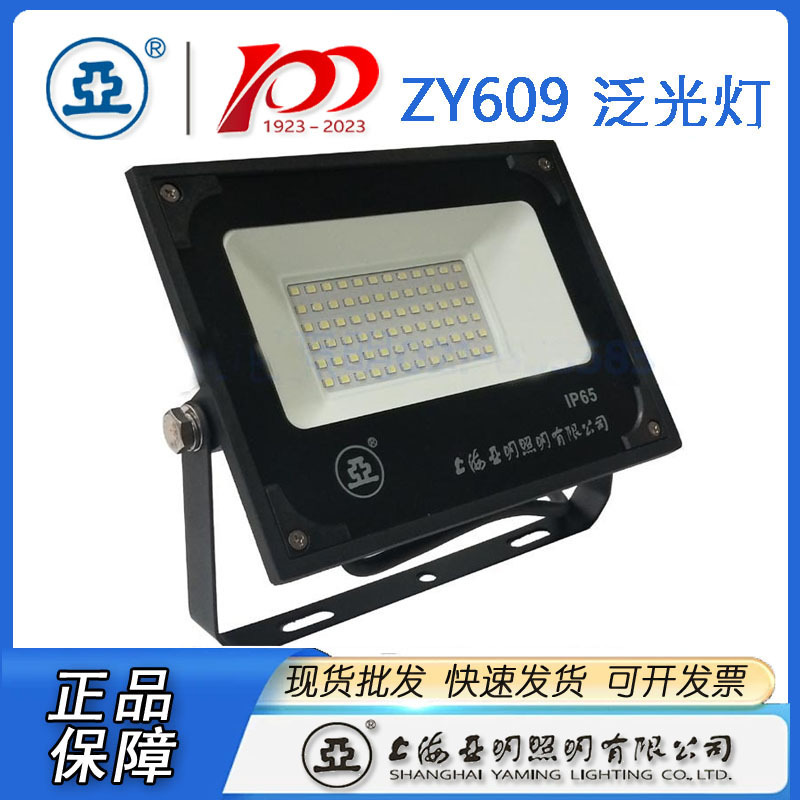 上海亚明LED投光灯ZY609-30W 50W 100W 150W 200W300W 亚牌投光灯