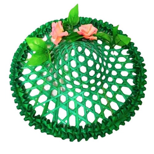 Hat dance hat bamboo props square dance hollow lotus children's performance props bamboo hat