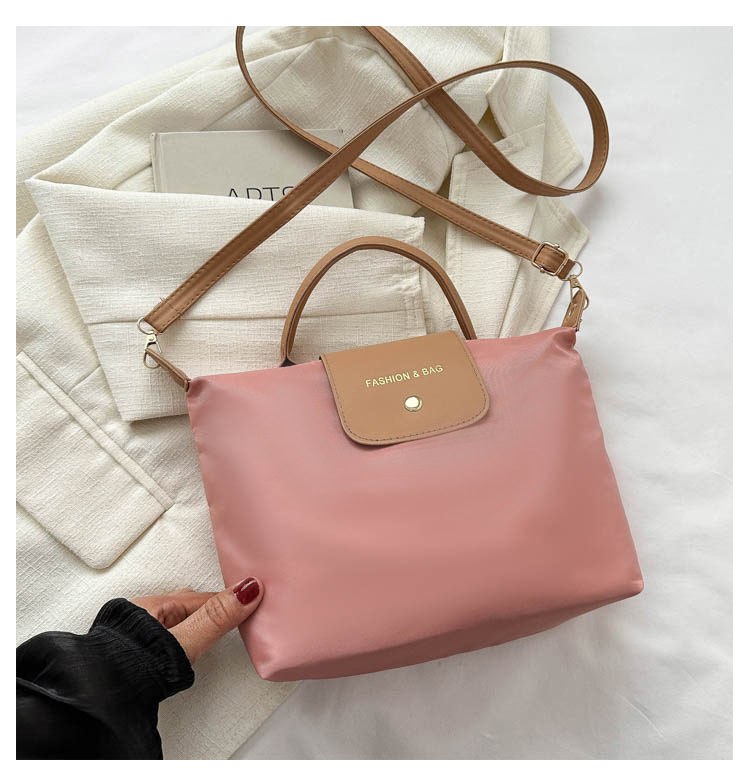 La popolare borsa a tracolla Oxford piccola da donna 2023 di quest'anno, nuova e trendy, in colori a contrasto, casual_voghion.com