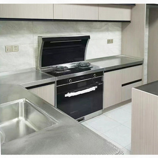 Foshan Manufacturer Stainless Steel Cabinets Customized Whole House Customized Cabinets Integrated Kitchen Corner Cabinets Modern and Simple