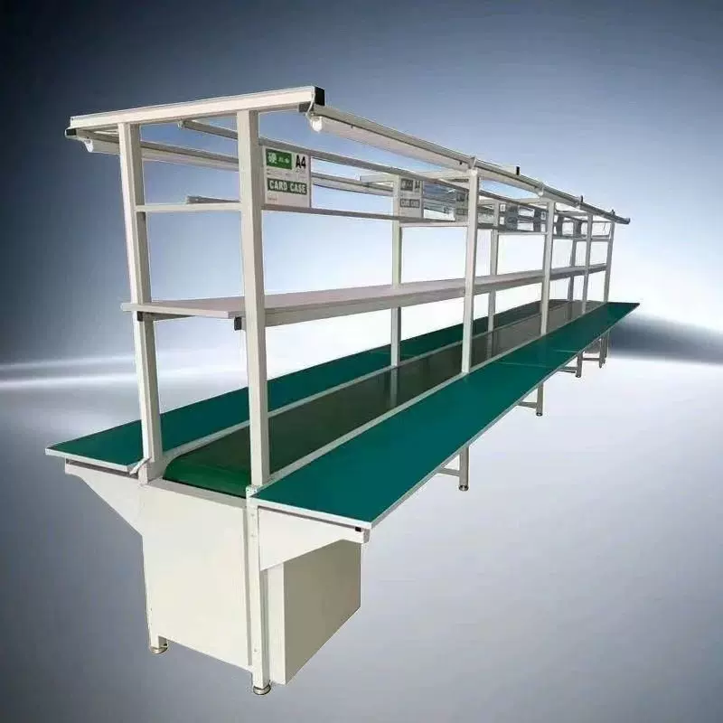 世腾流水线输送带工作台厂家直销车间装配生产线传送带加厚操作台