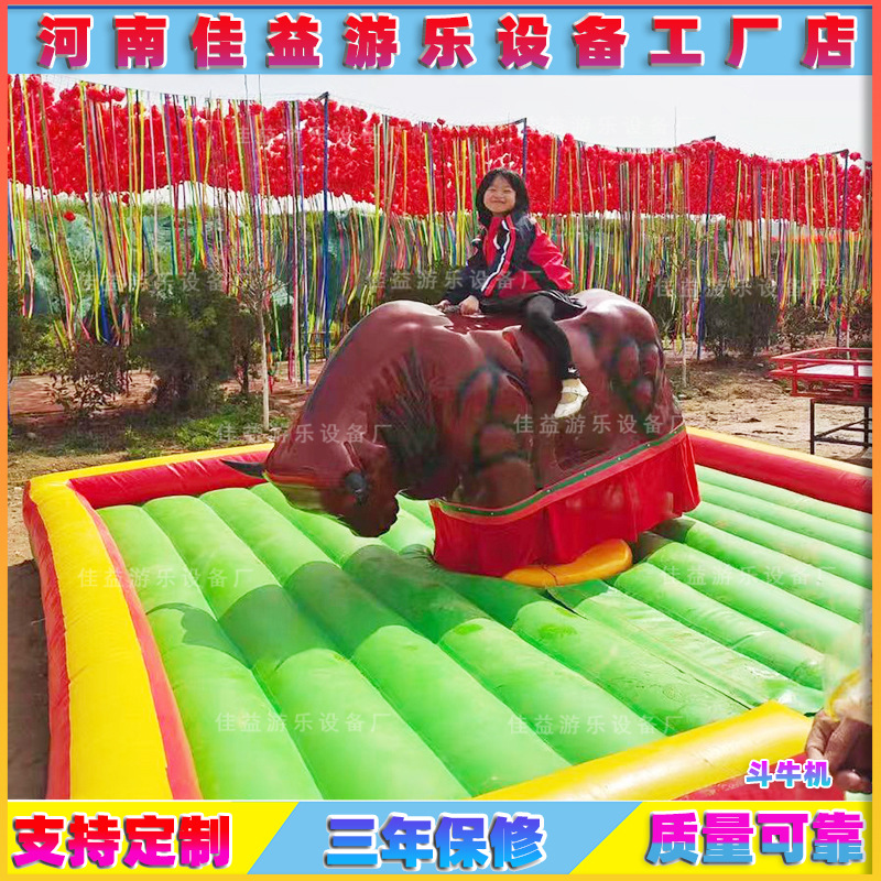 Mad Matador de toros equipo de atracción popularidad en línea nueva máquina eléctrica de rotación montada en toros proyecto de estand de feira del templo props de calentamiento