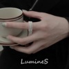 Tide, zirconium, ring with stone, micro incrustation, Japanese and Korean, internet celebrity, light luxury style, simple and elegant design, on index finger