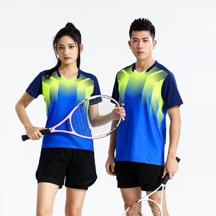 Speed Wholesale Sports Quick Dry Custom Number Printing Table Tennis Clothes Badminton Clothes suit Men's and Women's Summer Games