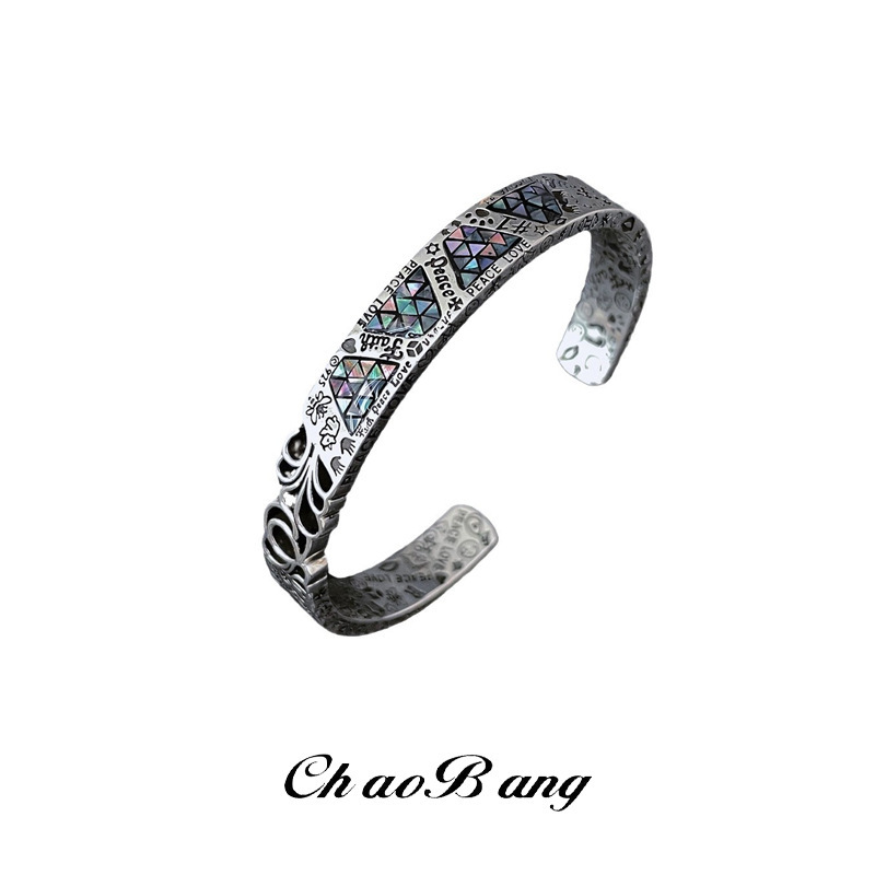 Cross-Border Water Splash Bracelet for Men, Trendy, Fashionable, Minimalist Style, Light Luxury, Versatile, Unique Design, Gift Jewelry for Women Cross-Border Water Splash Bracelet for Men, Trendy, Fashionable, Minimalist Style, Light Luxury, Versatile, Unique Design, Gift Jewelry for Women