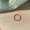 Tide, small design ring, simple and elegant design, wide color palette, internet celebrity, trend of season