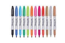 Sharpie锐意记号笔 12色油性马克笔 美术专业绘画彩色动漫标记笔