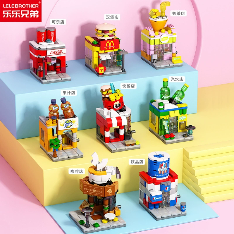 Lego, маленький переменный конструктор, игрушка, оптом
