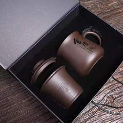 Zisha Mugs Retro Water Cups Tea Separating Cups with Lid Filter Large Capacity Office Home Tea brewing Cups Gift