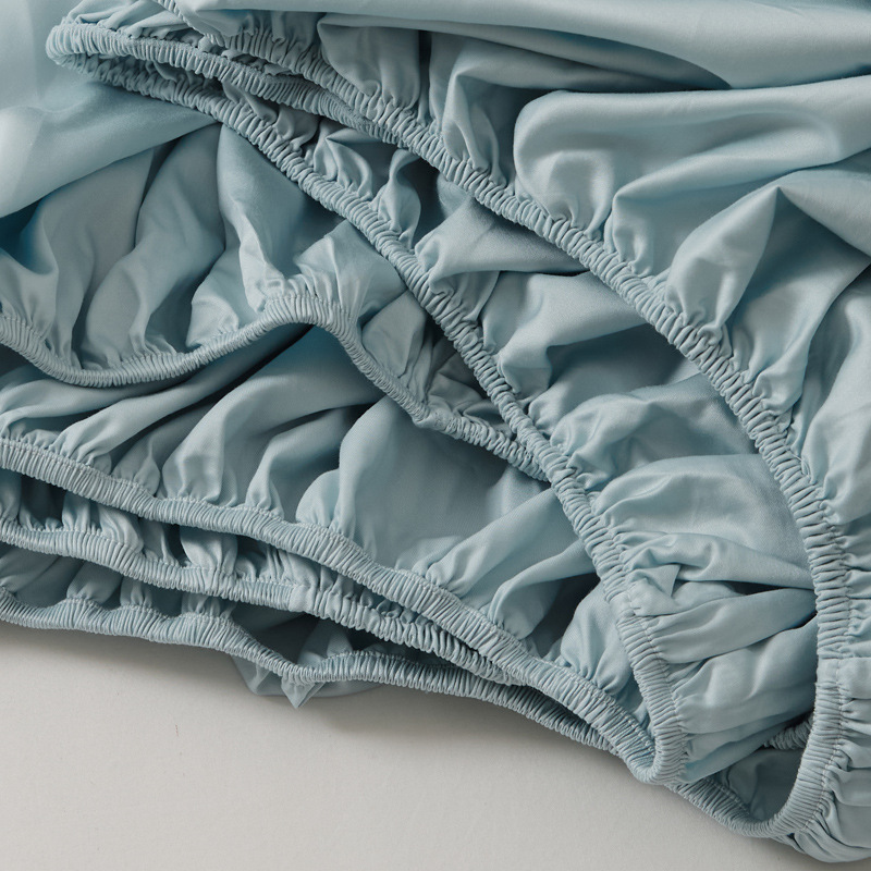 El nuevo 100S de algodón de fibra larga de algodón de una sola cama de algodón puro de color sólido agradable para la piel, cama de 1,5 m, cama de 1,8 m