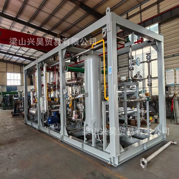 Передвижная установка для сжижения природного газа для небольших газовых месторождений, нефтяного сопутствующего газа и биогаза из шлакового газа.