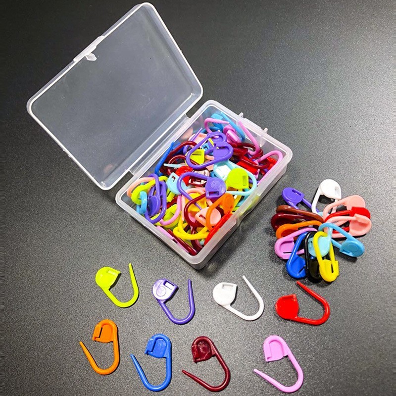 クロスボーダー10格120枚箱入りプラスチック小さなピン留めピン記号ボタンセーター編みツールdiy材料|undefined