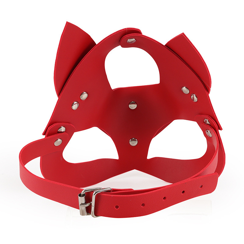 SM Erotic Hood Mask, Breathable Nylon Eye-Opening Design, Elastic Slip-On Adult Headgear — detail image 32