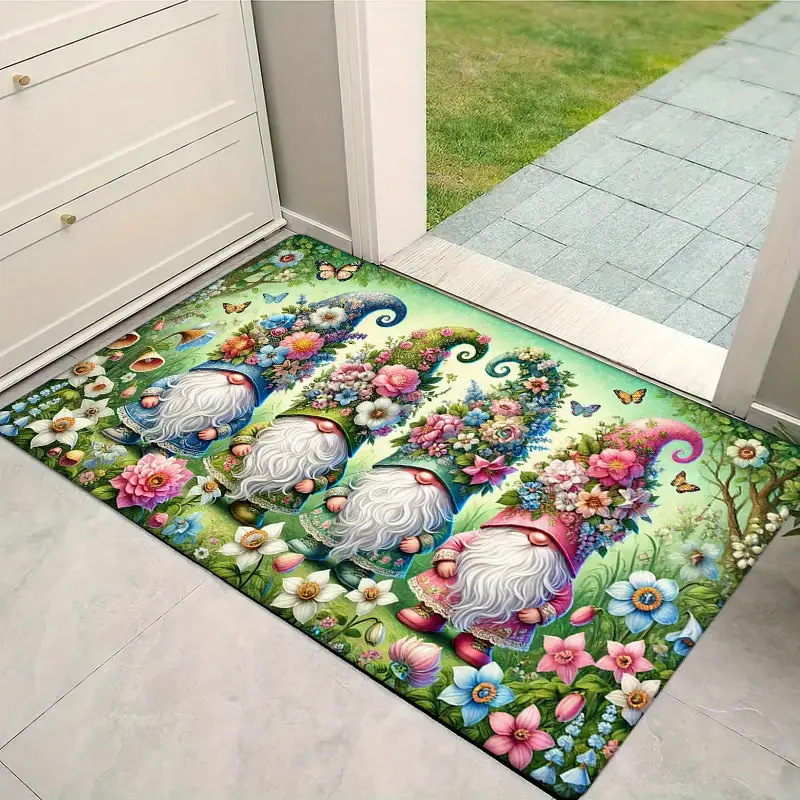 Vloermat met Amerikaans design, geschikt voor badkamer en douche, antislip, gemakkelijk schoon te maken en decoratief._voghion.com