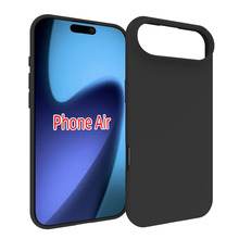 iPhone Air普通全磨砂手机壳软胶保护套适用于黑色tpu贴皮素材