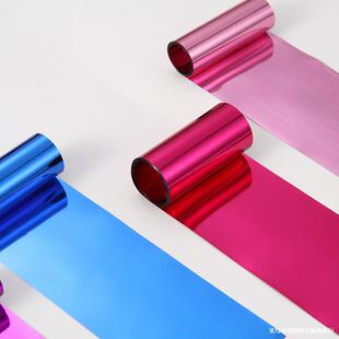 Manufacturers Supply Aluminum-Coated Film, Color Roll Pet Aluminum-Coated Film, High Temperature Resistance, Reflective Color Film Wholesale Available