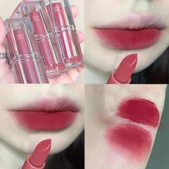 Cappuvini transparent acrylic lip color, misty matte finish, suitable for students, shows skin tone, cinnamon white peach oolong