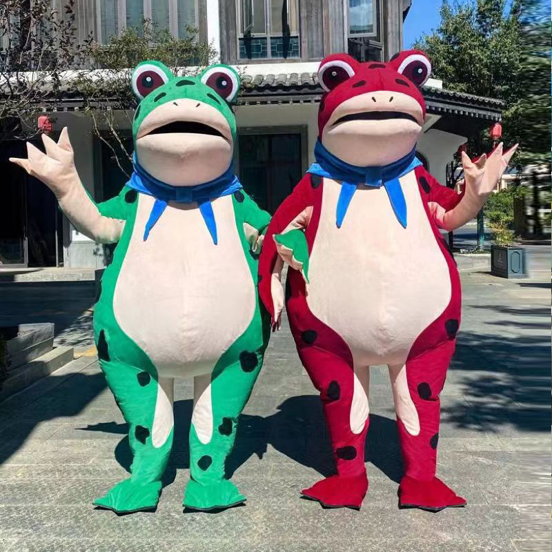 Frog Doll Costume suit Solitary Spring Summer Internet Red with Fan Children's Children's Cartoon Inflatable Performance Suit