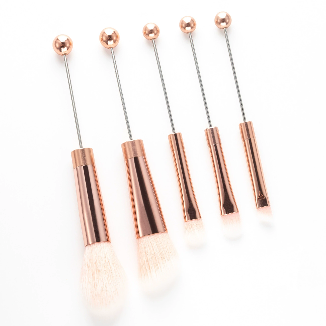 Металлическая кисть для контурирования concealer, новая коллекция, 5 штук, оптом