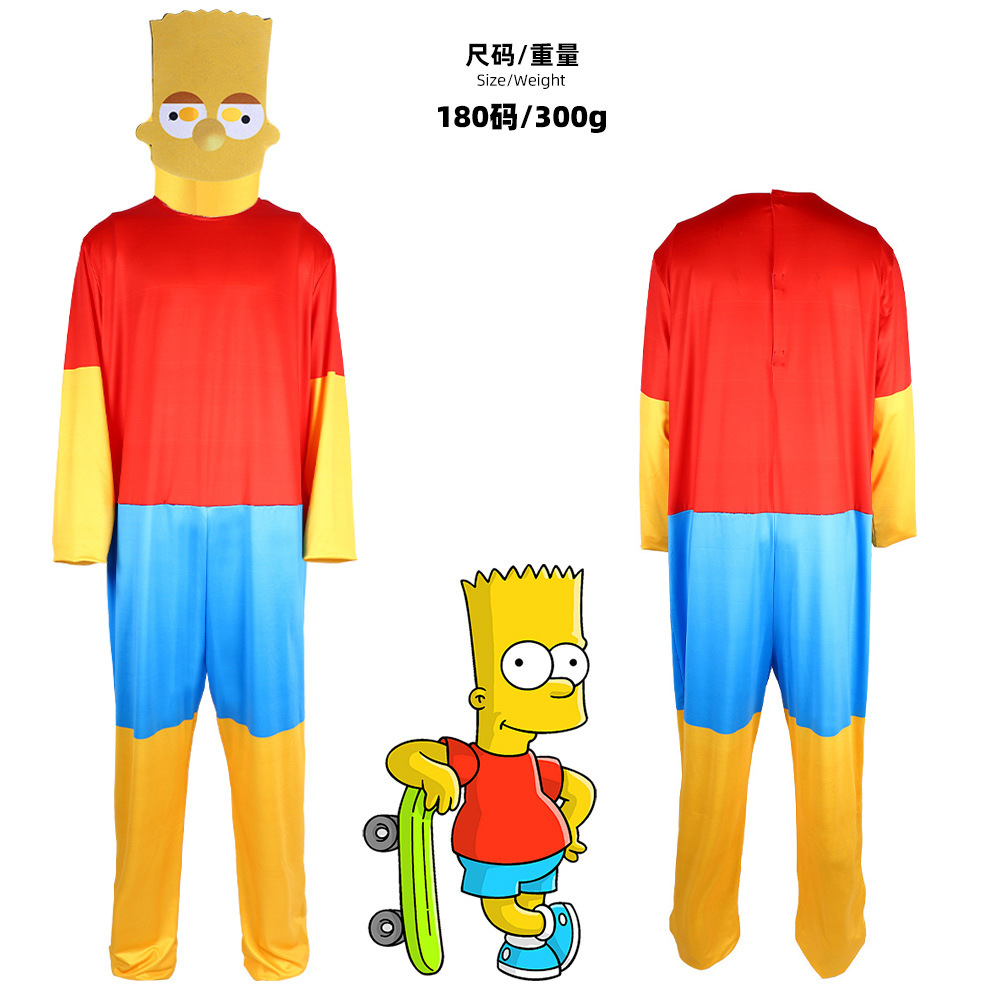 5 disfraces de cosplay a juego de la familia Simpson para padres e hijos, ideales para actuaciones en escenario.