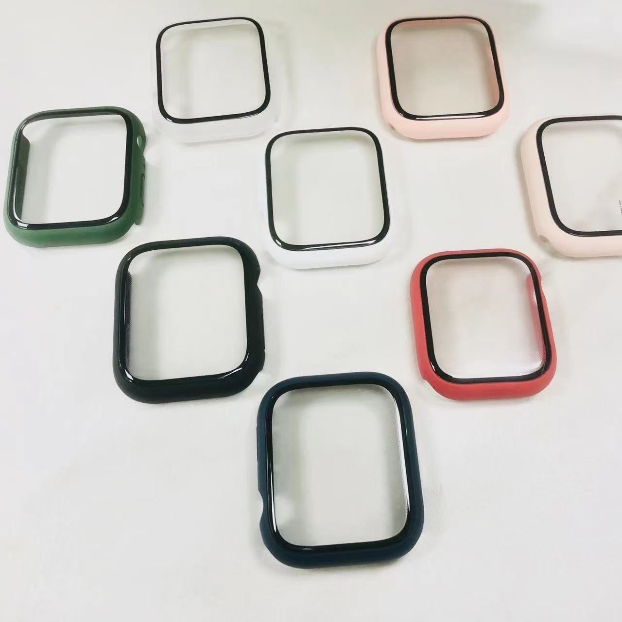 Aplicable para Apple WatchSeries 10 Watch Case PC + película de refuerzo película de cubierta integral película de cubierta