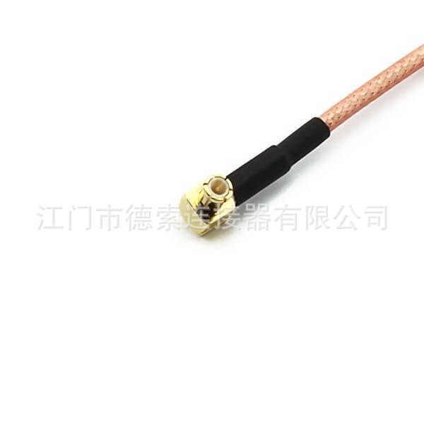 F头线RG316接F母头转MCX弯公头组装线材接线10cm