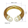 Retro foldable bracelet from pearl, Amazon, European style, wholesale