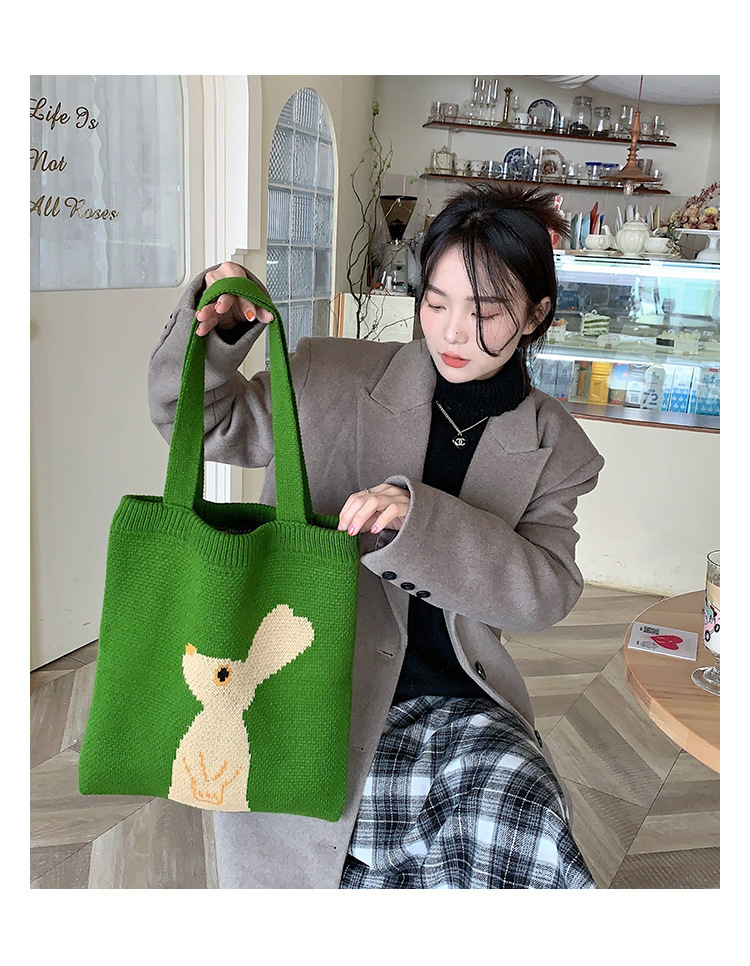 210g Weight Acrylic Lining Material Open Closure Type Women's Polyester Animal Cat Cute Square Open Shoulder Bag