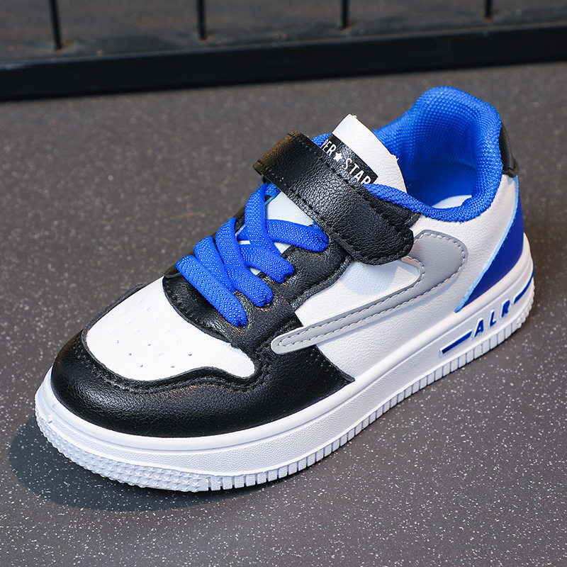 Zapatos infantiles, zapatos deportivos para niños y niñas, primavera y verano, nuevos zapatos de suela suave transpirables, zapatos casuales blancos para estudiantes de primaria