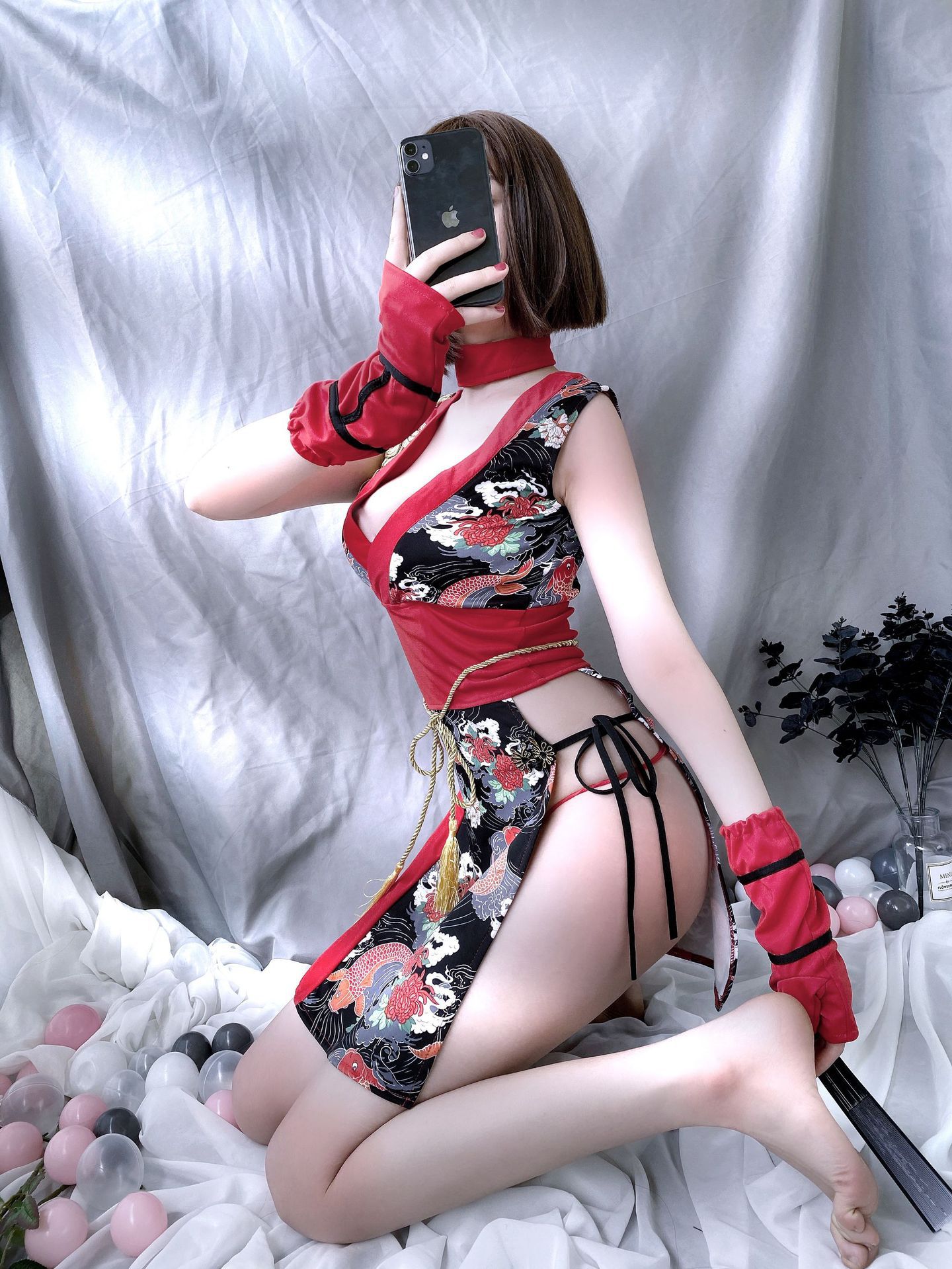 Nueva lencería sexy tentación kimono vida nocturna uniforme tentación traje lindo juego de rol femenino