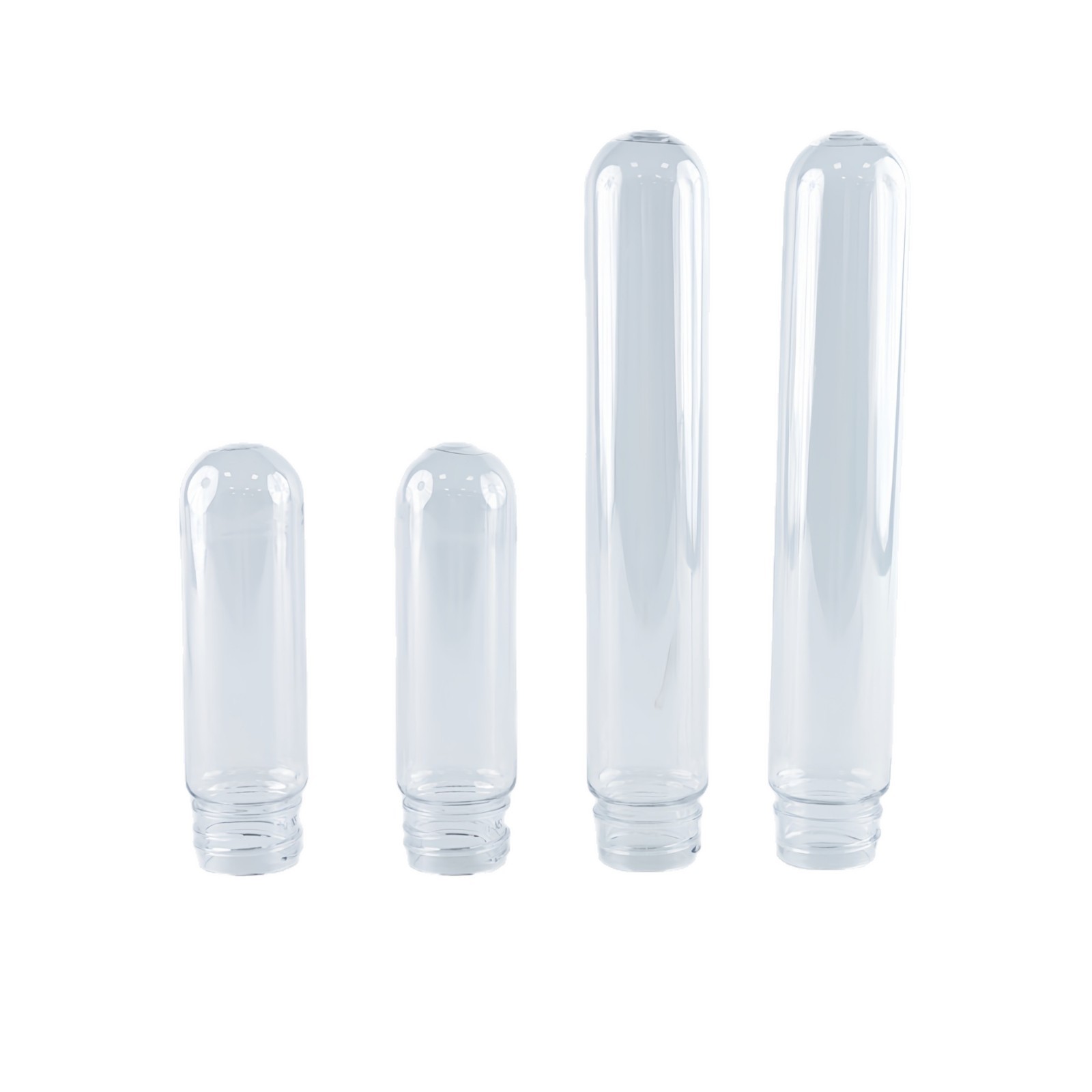 Fábrica de stock 28 boca 50ml 100ml botella de tubo de ensayo de fondo redondo de plástico máscara PP cubierta línea de datos tubo de aguja cilíndrica