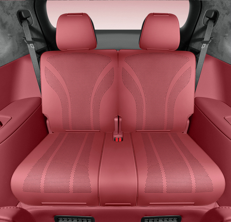Qianjie M8 Special Cowhide Car Seat Cushion Half-Pack Breathable Seat Cover Ventilated Saddle Pad Four-Season Universal Seat Cover