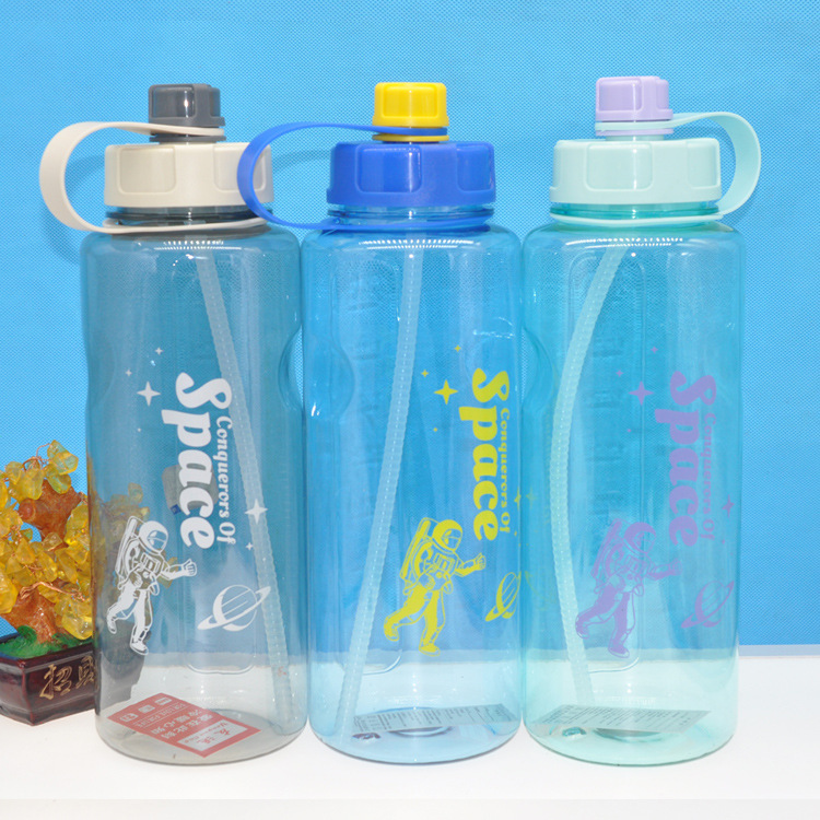 Youyun adultos deportes hervidor de agua taza de agua de plástico mujeres de gran capacidad 2L hombres botella de agua portátil espacio taza al aire libre taza