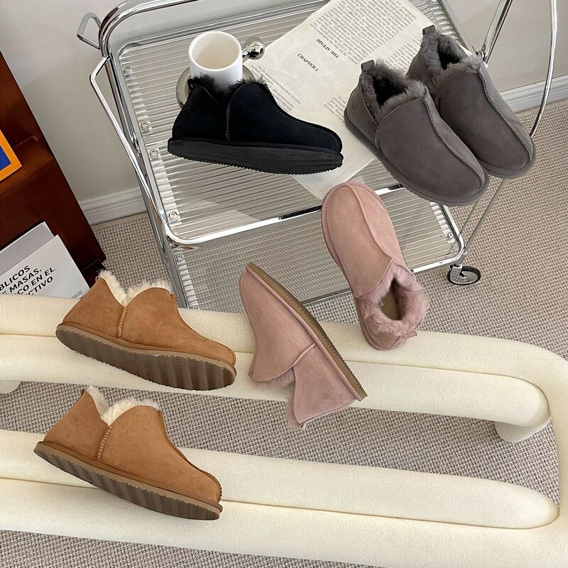 Henan Sangpo Sheep Fur One Snow Boots Winter Warm Home Cotton Shoes Outer Wear Casual Fur Shoes Manufacturers Henan Sangpo Sheep Fur One Snow Boots Winter Warm Home Cotton Shoes Outer Wear Casual Fur Shoes Manufacturers