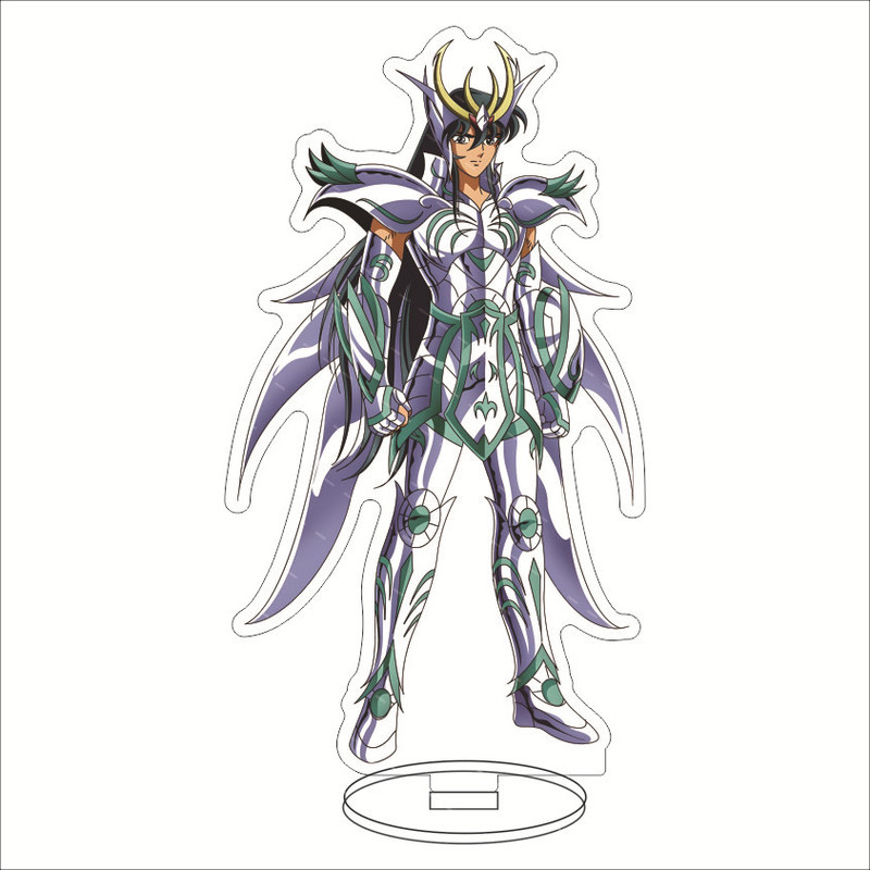 聖闘士星矢大立牌城戸沙織氷河紫龍瞬一輝童虎アクリル置物|undefined