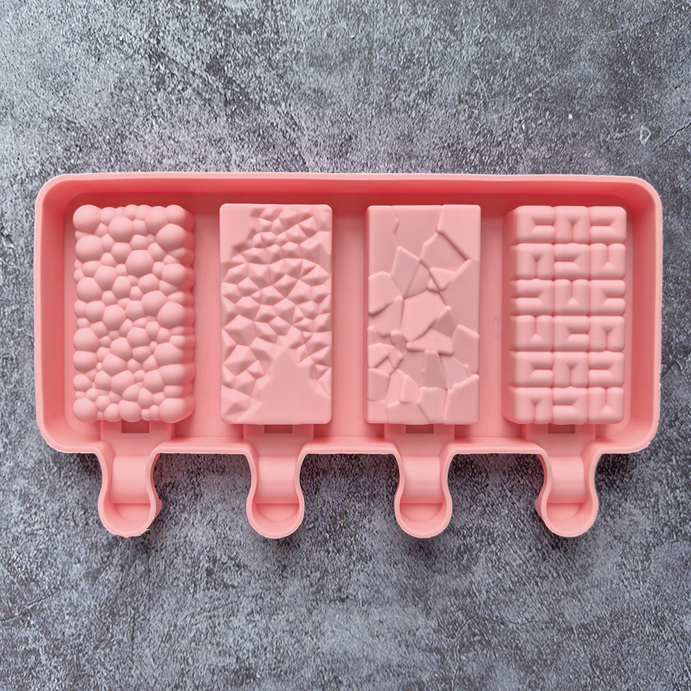 4 forma de burbuja helado 227 molde de silicona pastel helado pudín molde de postre jabón utensilios