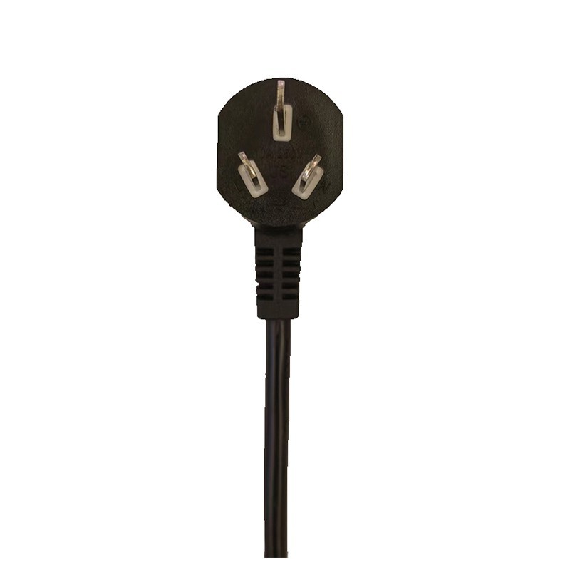 Cable de alimentación, tres hilos, tres clavijas con enchufe, 3 hilos, 3*0.5/0.75/1/1.5 milímetros cuadrados, 10A, enchufe de tres clavijas, ignífugo, estándar nacional.