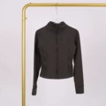 Graphite gray short jacket