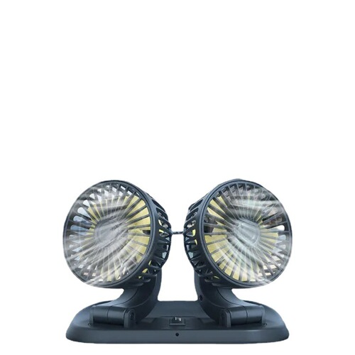 Car fan 12V 24v car cooling super powerful wind fan USB cooling fan car home dual use