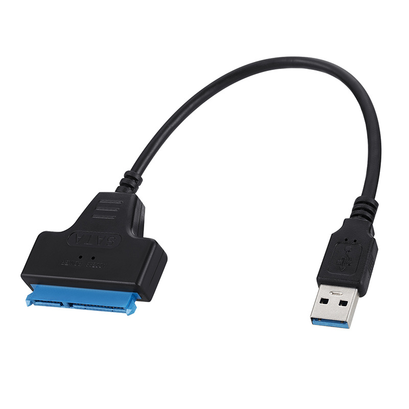 USB3.0 al cable externo del adaptador del disco duro de SATA cable mecánico de estado sólido del disco duro de 2,5 pulgadas Cable de impulsión fácil del usbtosata