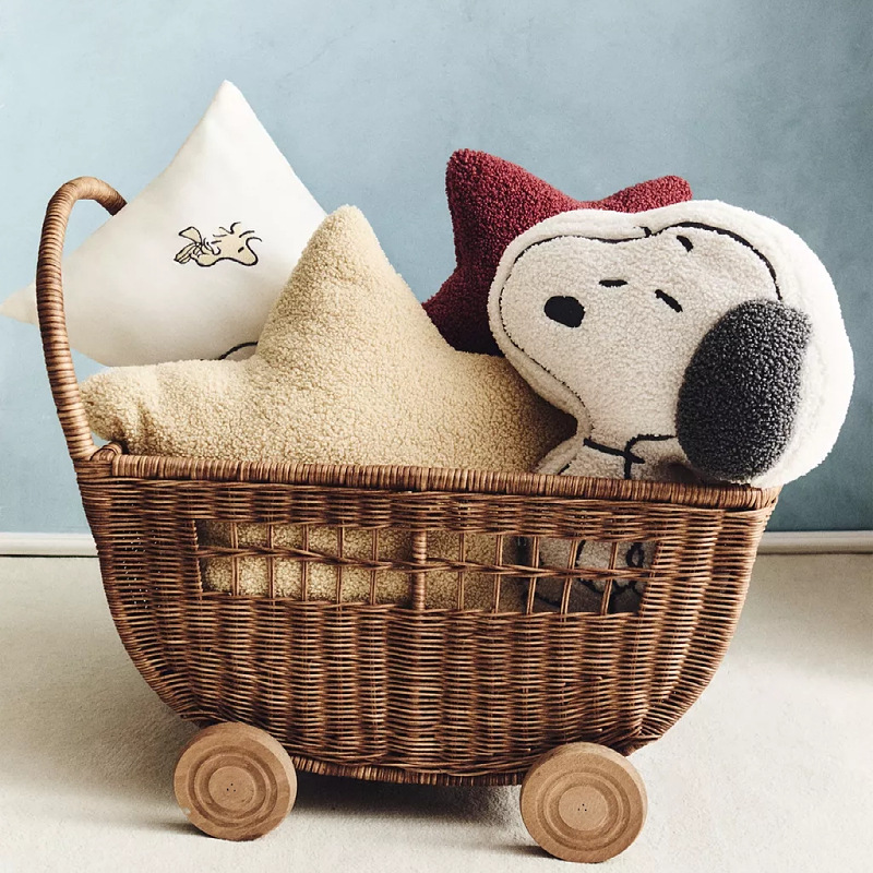 Baby Baby Walking Carriol de caña para niños juguetes de aniversario regalo de cumpleaños fotografía accesorios de carro de mano