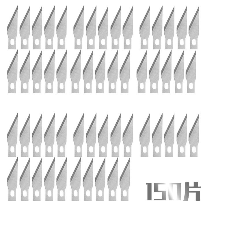 Cuchillo de talla en caja cuchillo de lápiz cuchillo de reemplazo cabeza no.11 # cuchillo de talla Reparación de teléfonos móviles hoja de eliminación de pegamento pala plana película