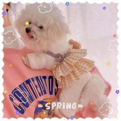 寵物衣服狗狗日韓可愛秋冬四腳家居服泰迪比熊中小犬服裝廠家貨源