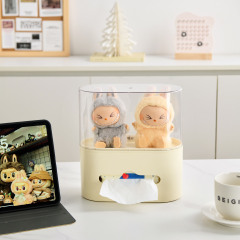 デスクトップティッシュボックス、高価値家庭用リビングルーム、レストランコーヒーテーブル収納ボックス、ラブブブラインドボックスディスプレイボックス
