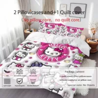 Санрио, Hello Kitty, мультяшное покрытие для кровати с принтом, полиэстер