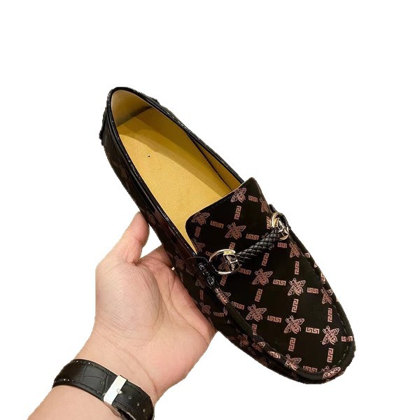 2025 estación europea nuevo Bean zapatos de hombre primavera-verano moda hombre zapatos de zapato transfronterizos zapatos casuales zapatos de conducción de un pie