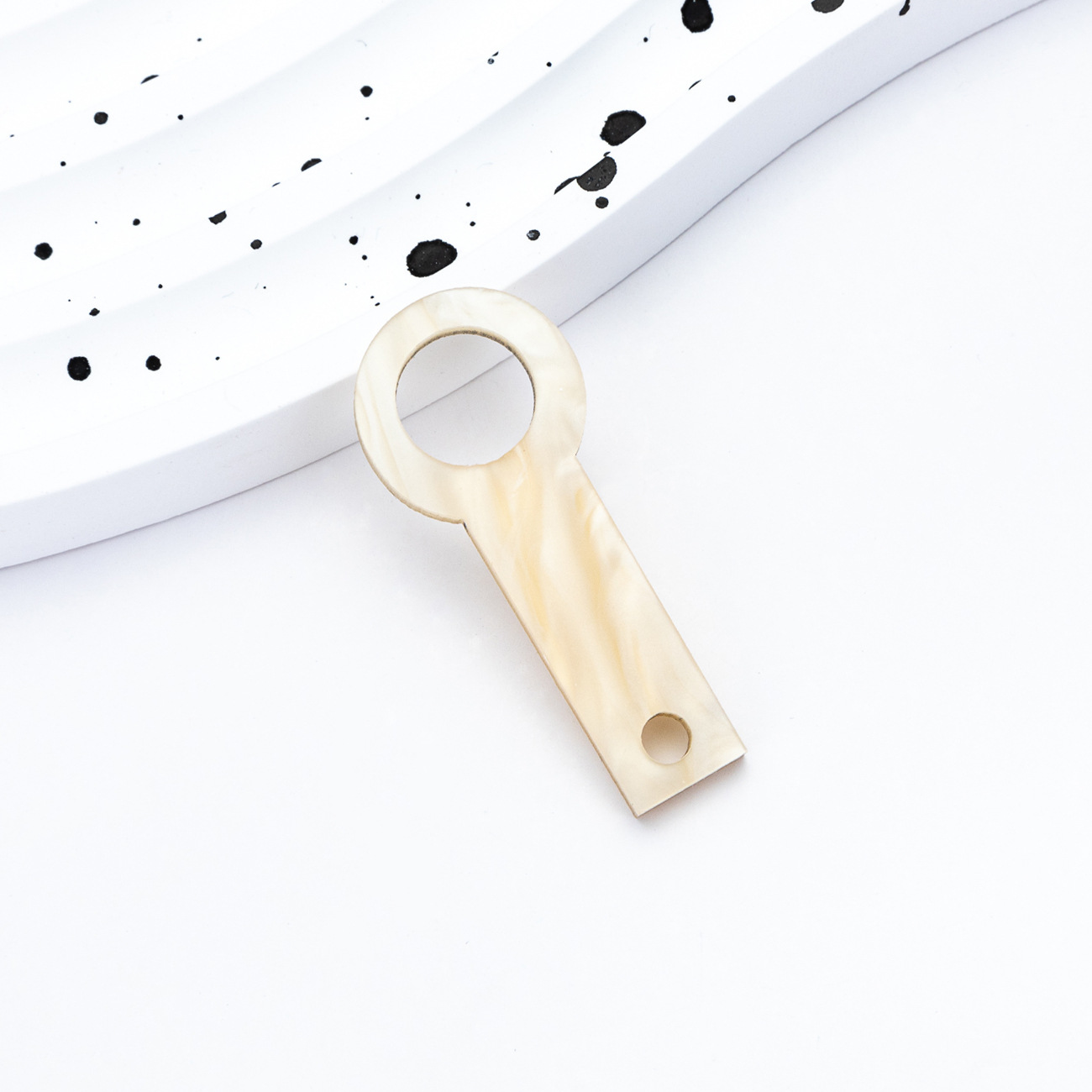 Nuevo DIY cuentas acrílico colgante de paja adecuado para 8mm - 10mm Ice Ba Cup accesorios de paja al por mayor