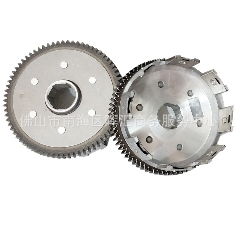 Fabricantes transfronterizos de accesorios de motocicleta embrague tambor CG125 embrague diente grande Ft150 Dm200 CB250ZS