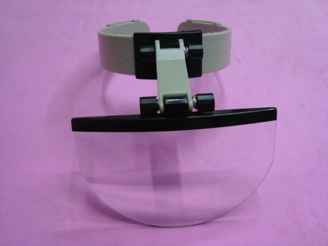 头盔放大镜多功能有机镜片放大镜压克力辅助式凹凸镜高倍放大